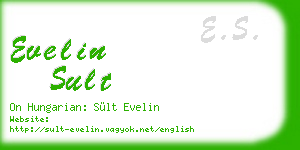evelin sult business card